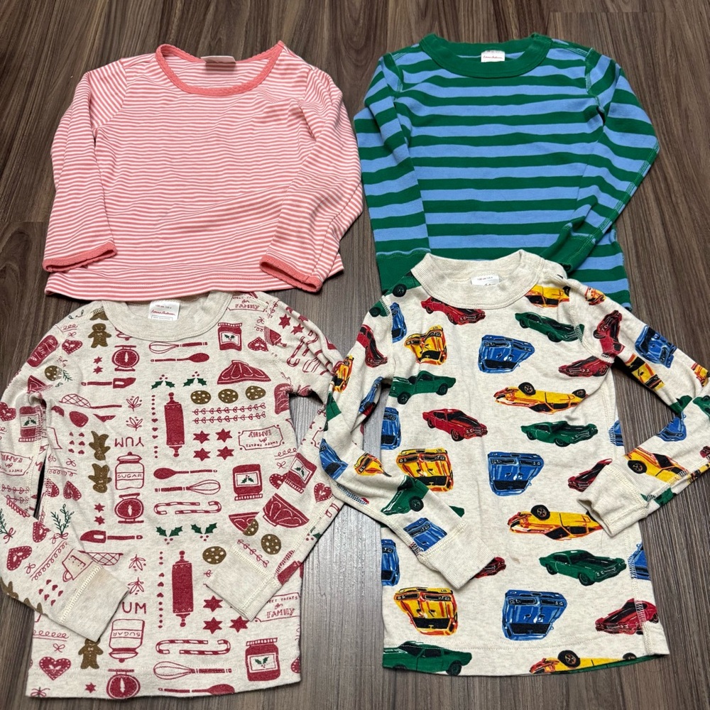 4 of Hanna Anderson toddler 4T pajama long sleeve shirt - Picture 1 of 8